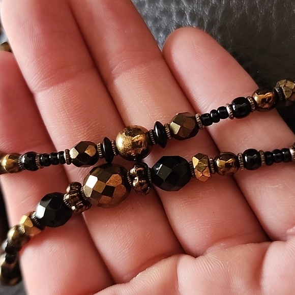 VTG glass necklace - Picture 4 of 8